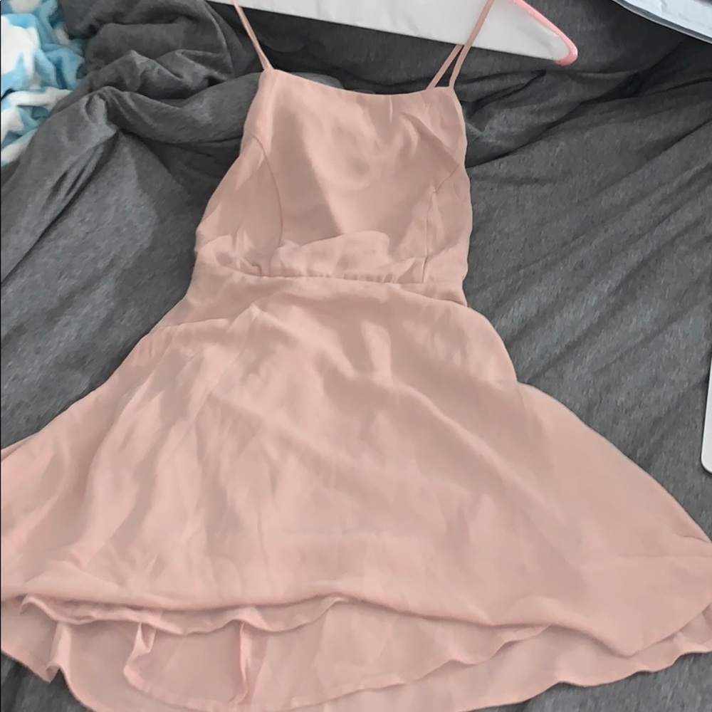 Blush pink dress